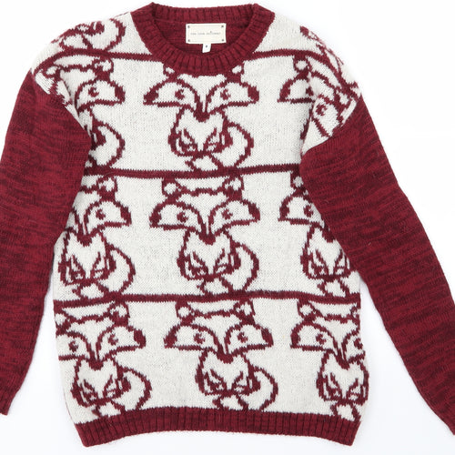 New Look Womens Red   Pullover Jumper Size 8