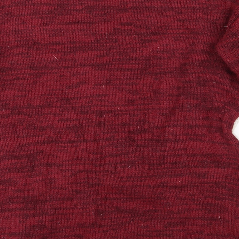 New Look Womens Red   Pullover Jumper Size 8