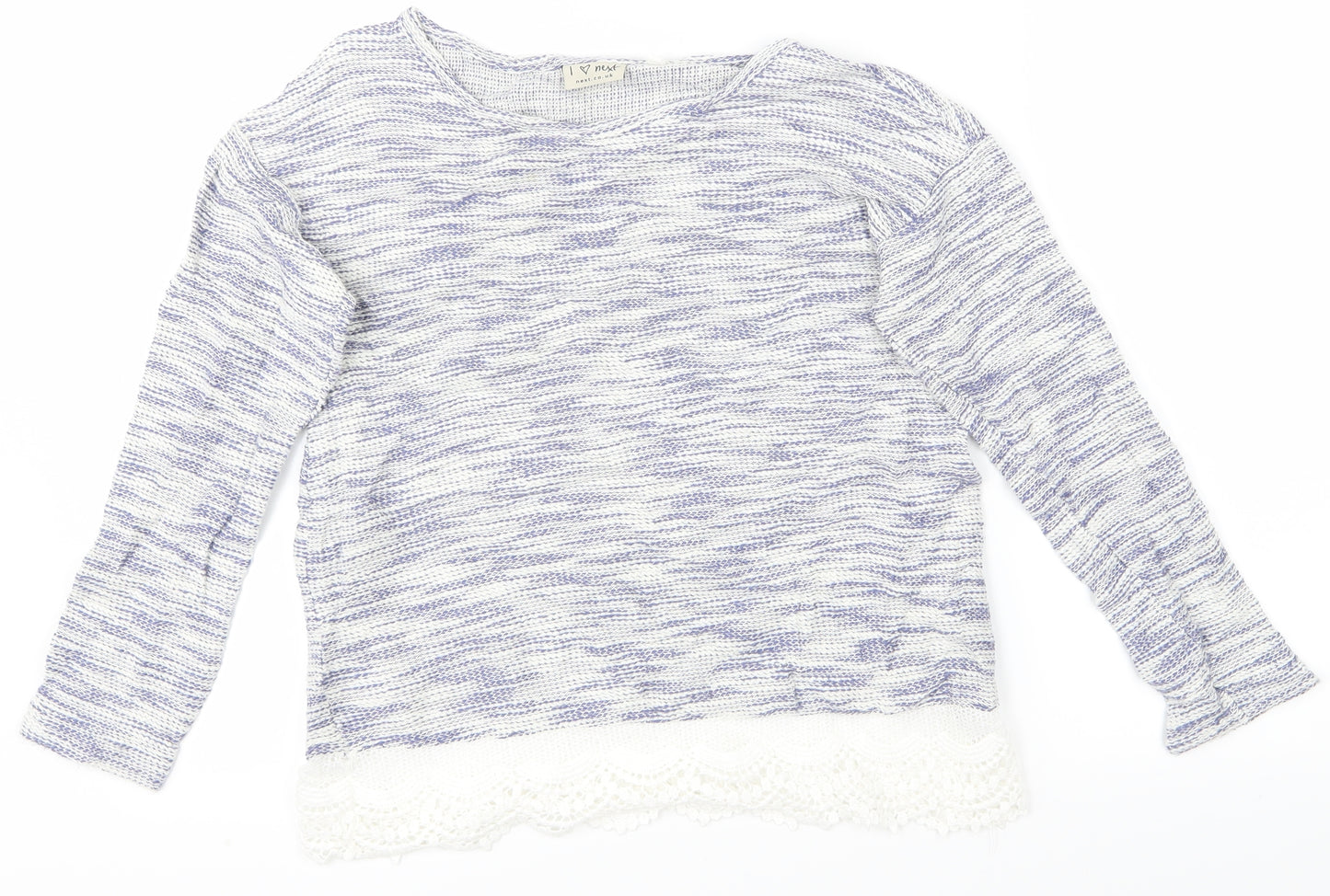 NEXT Girls Blue   Pullover Jumper Size 9 Years