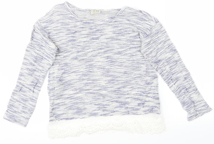 NEXT Girls Blue   Pullover Jumper Size 9 Years