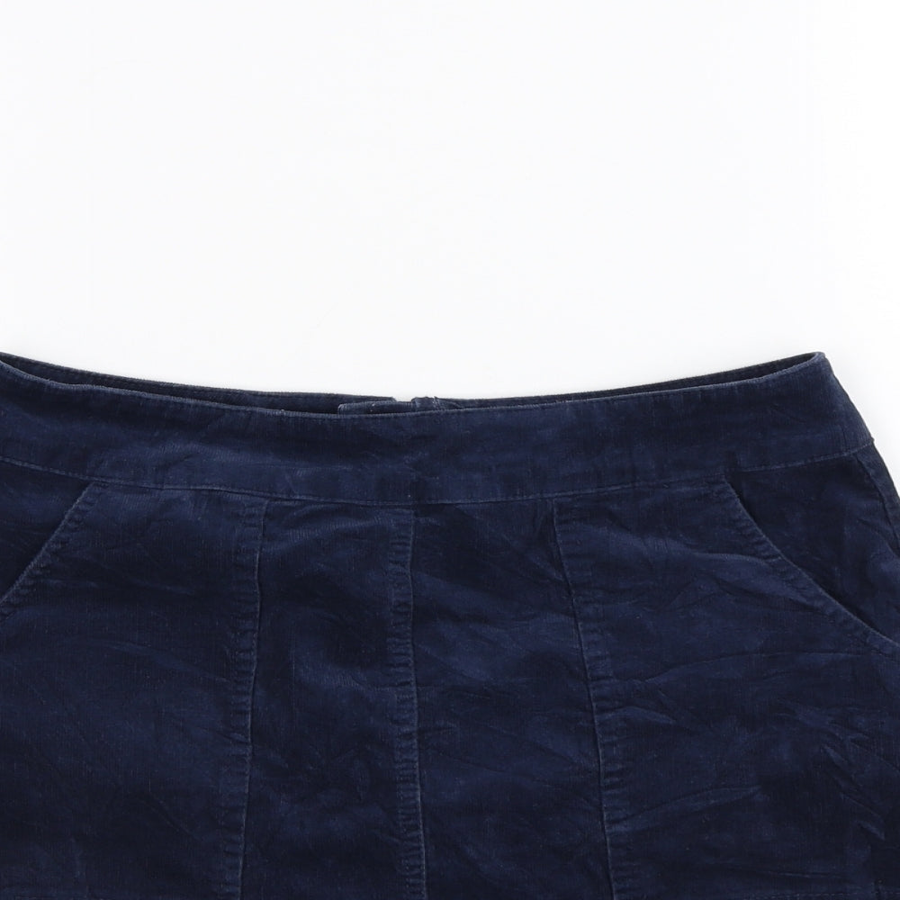 Warehouse Womens Blue   Mini Skirt Size 10