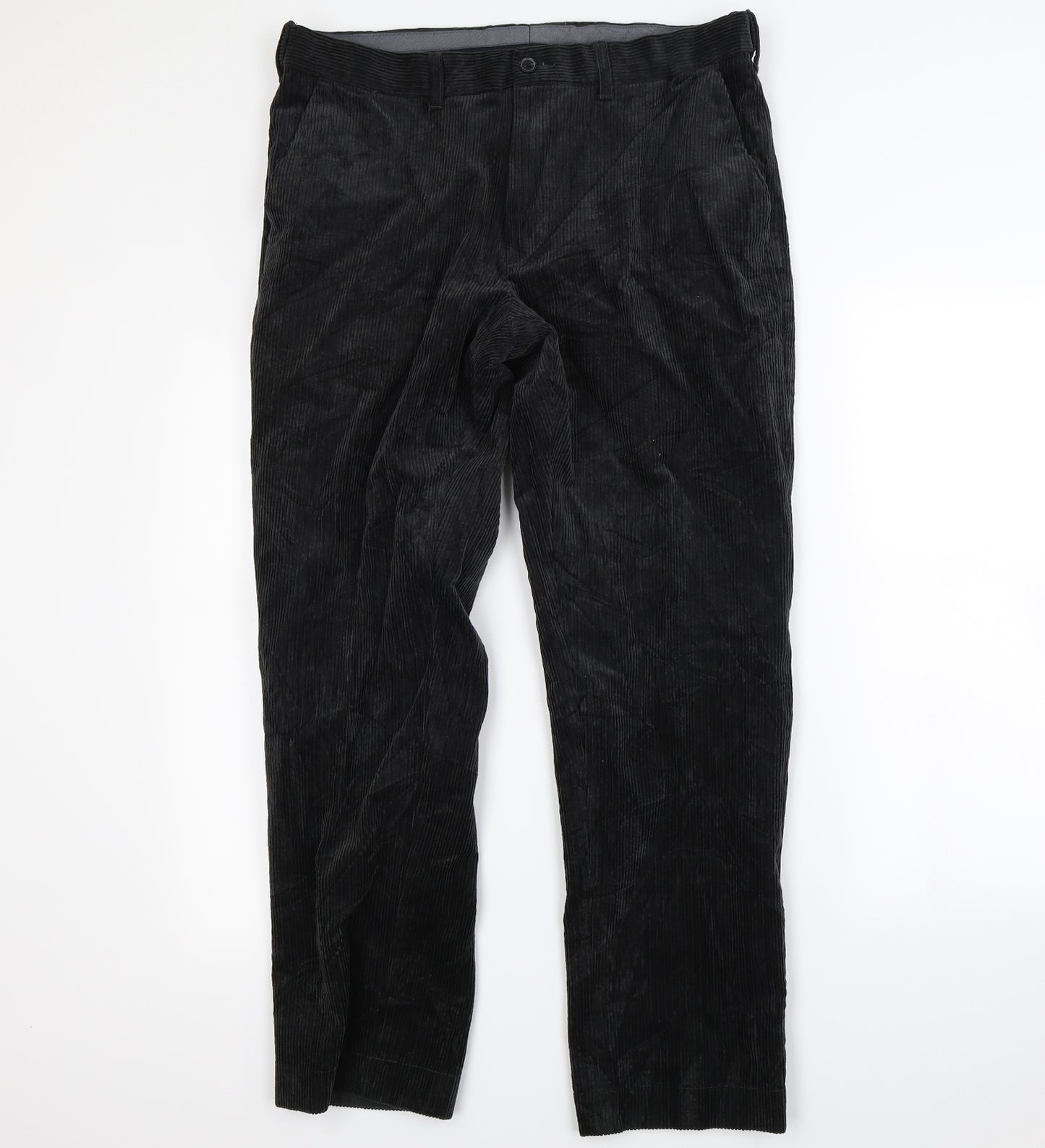 M&S Mens Black   Trousers  Size S L30 in