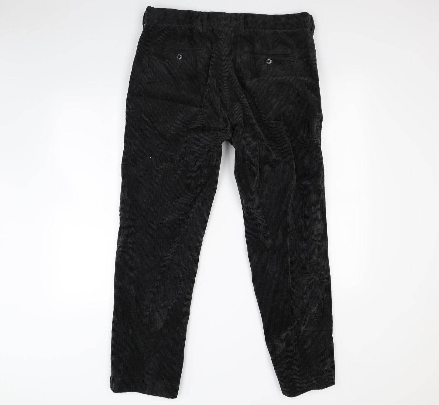 M&S Mens Black   Trousers  Size S L30 in