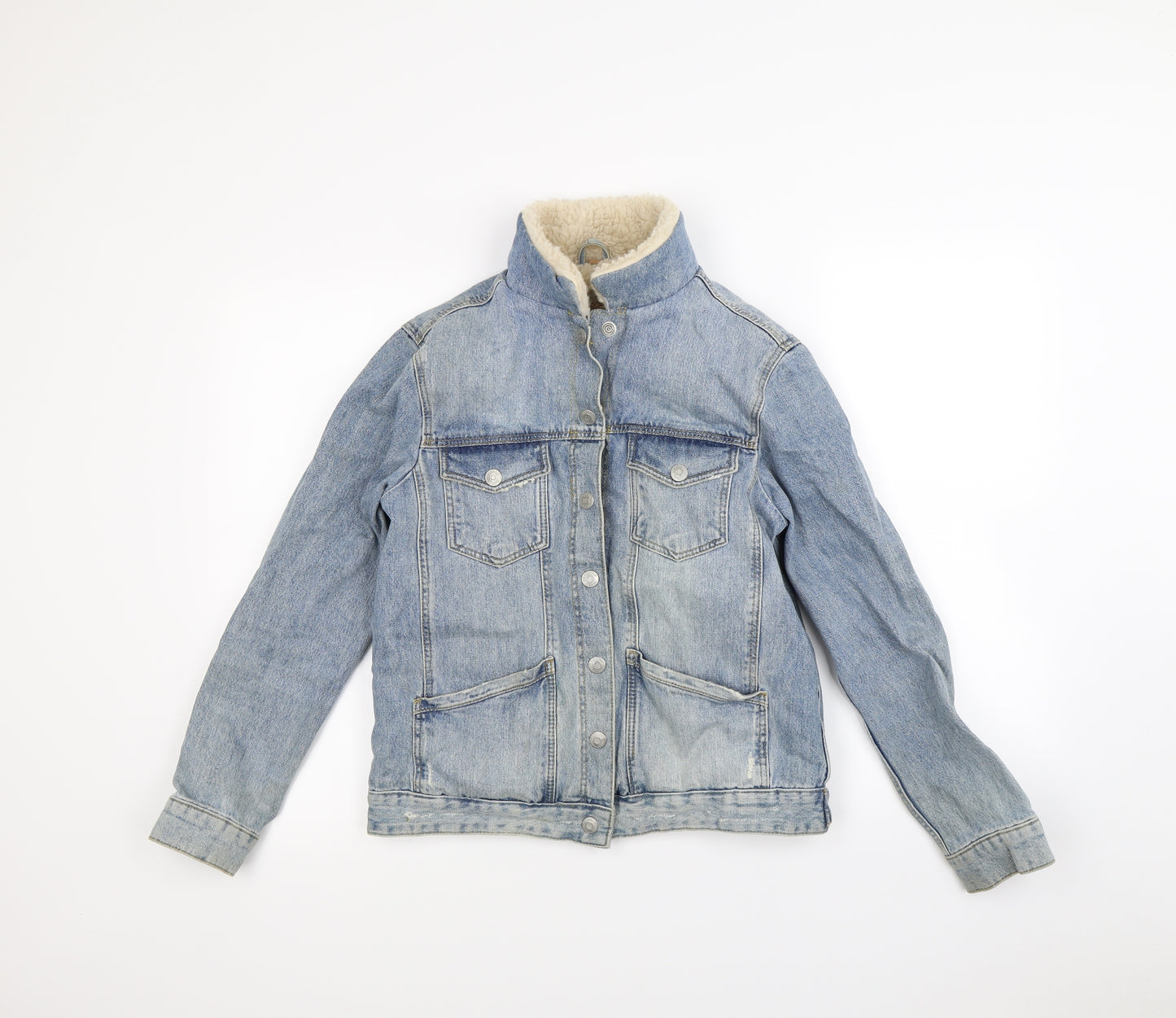 Topshop Womens Blue   Jacket  Size 10