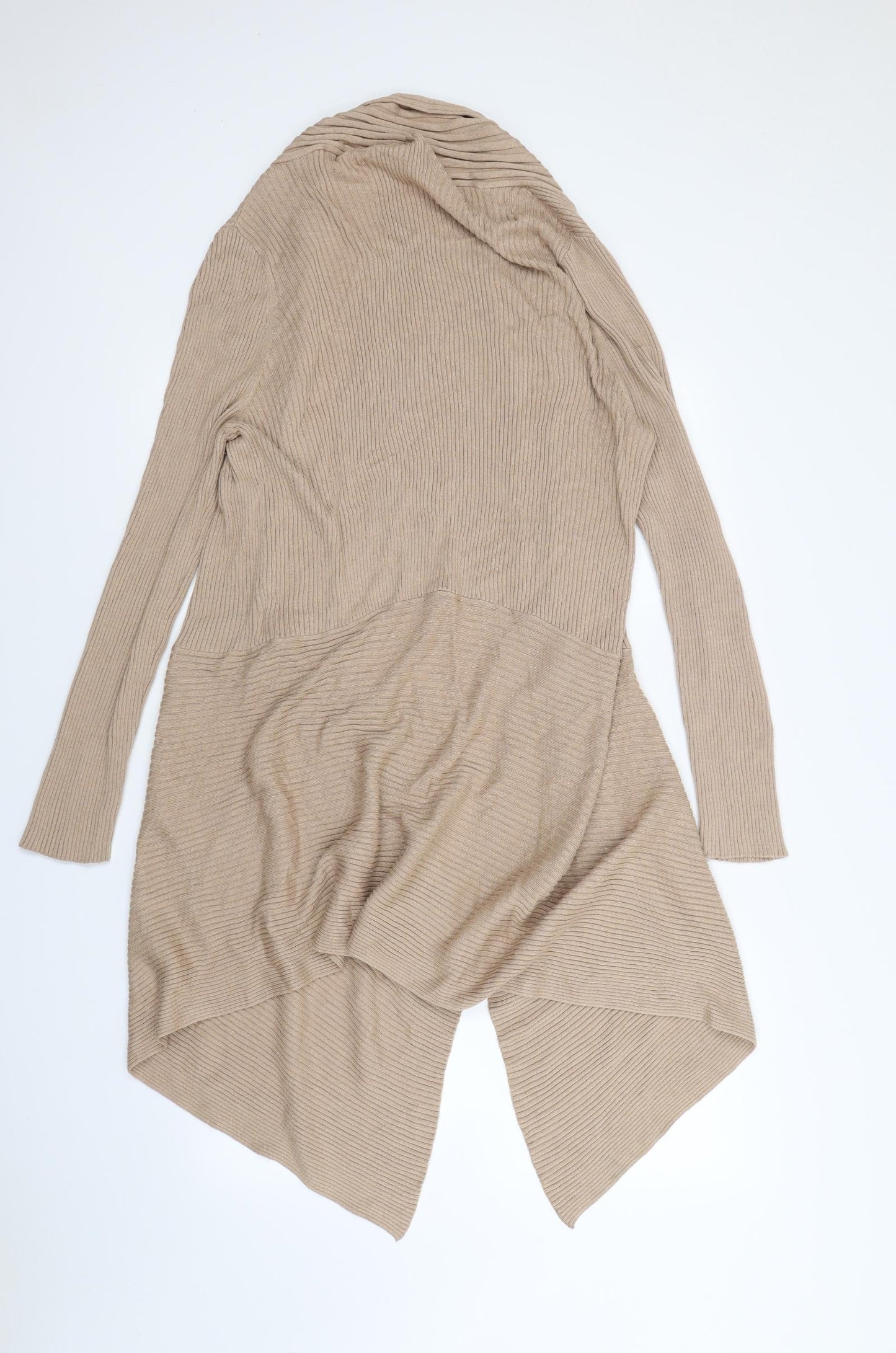 M&S Womens Beige   Cardigan Jumper Size 24