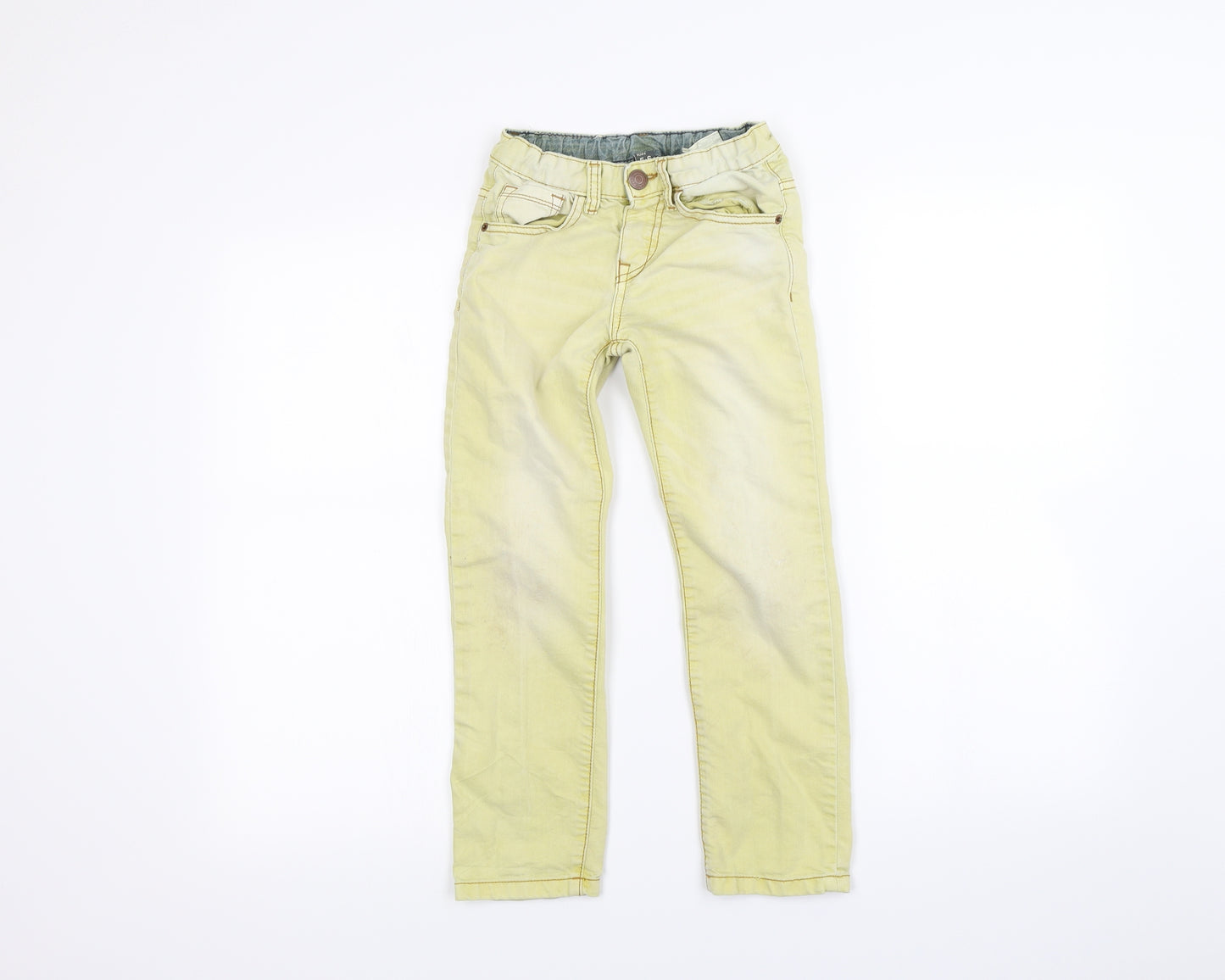 Zara Girls Yellow   Straight Jeans Size 5-6 Years