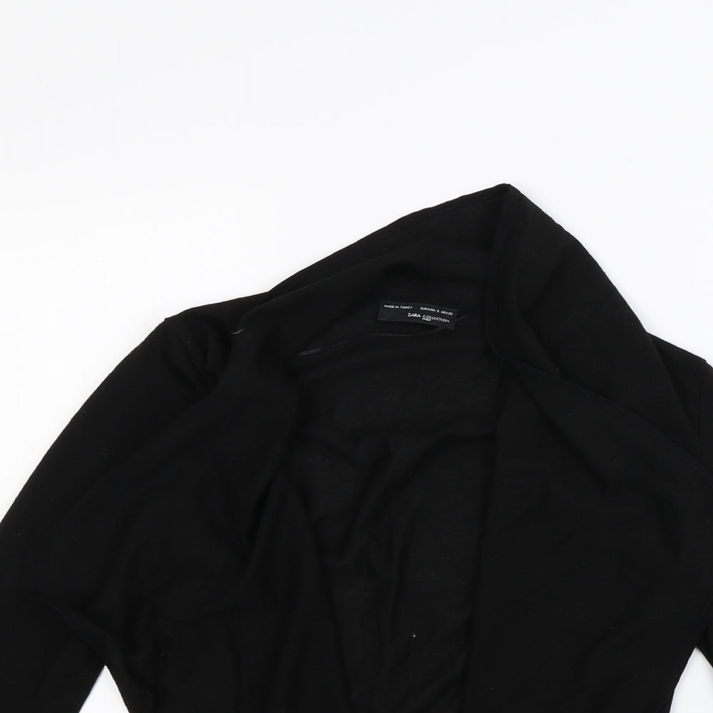 Zara Womens Black   Cardigan Jumper Size S