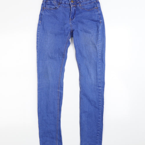 New Look Womens Blue  Denim Straight Jeans Size 10 L28 in