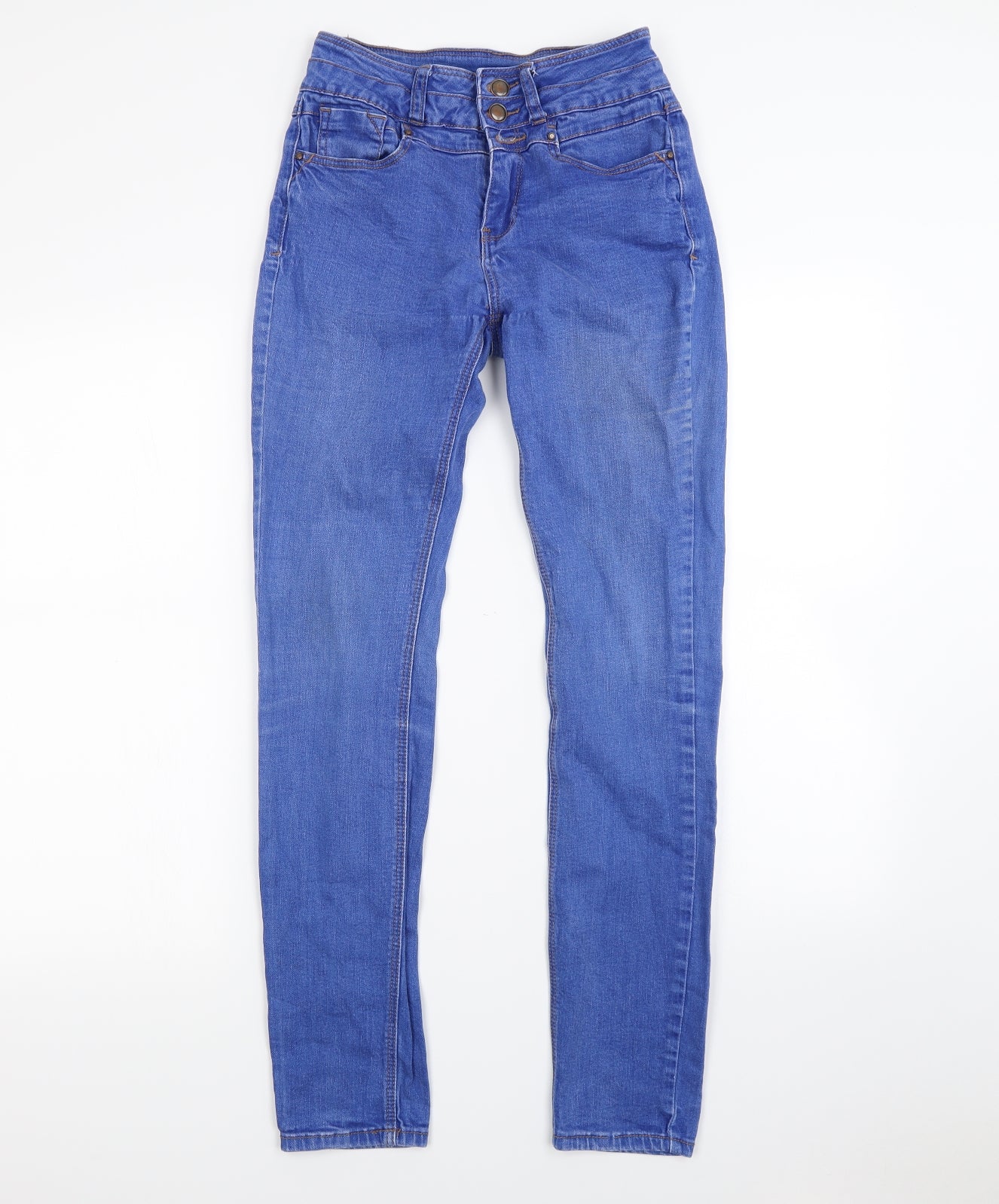 New Look Womens Blue  Denim Straight Jeans Size 10 L28 in