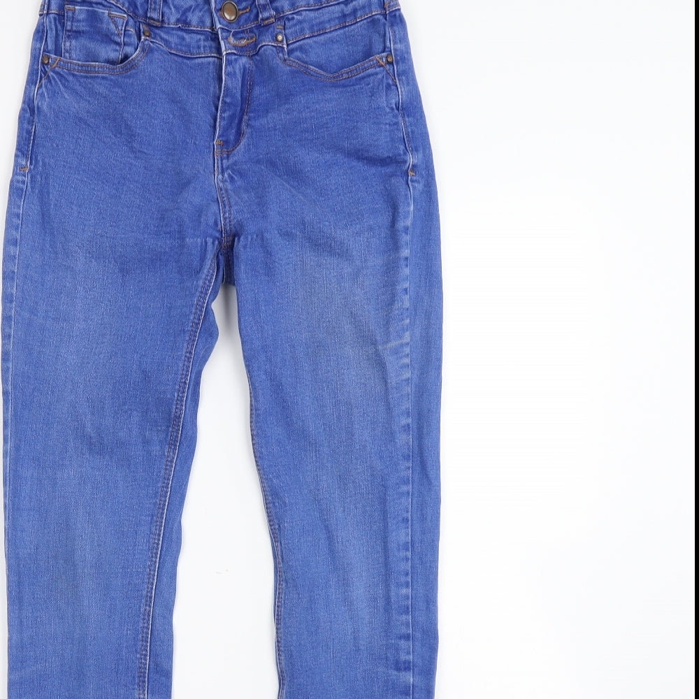 New Look Womens Blue  Denim Straight Jeans Size 10 L28 in