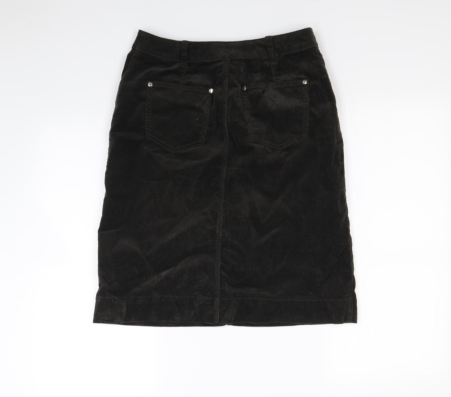 Per Una Womens Brown  Corduroy Straight & Pencil Skirt Size 10