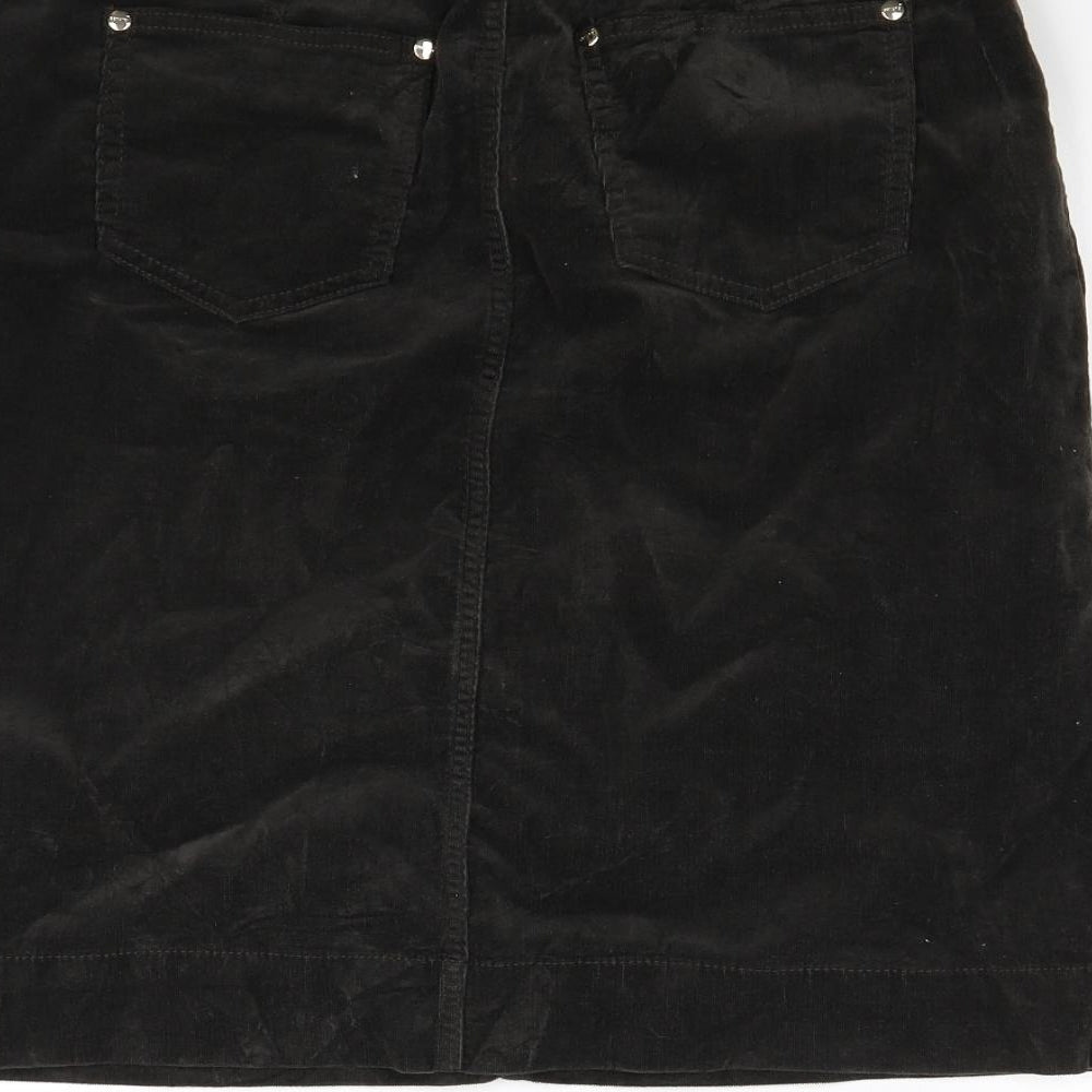 Per Una Womens Brown  Corduroy Straight & Pencil Skirt Size 10
