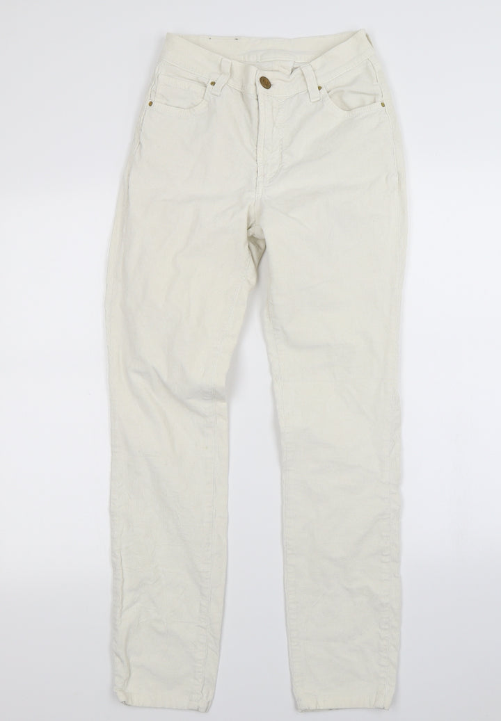 Preworn Womens White   Straight Jeans Size M L28 in