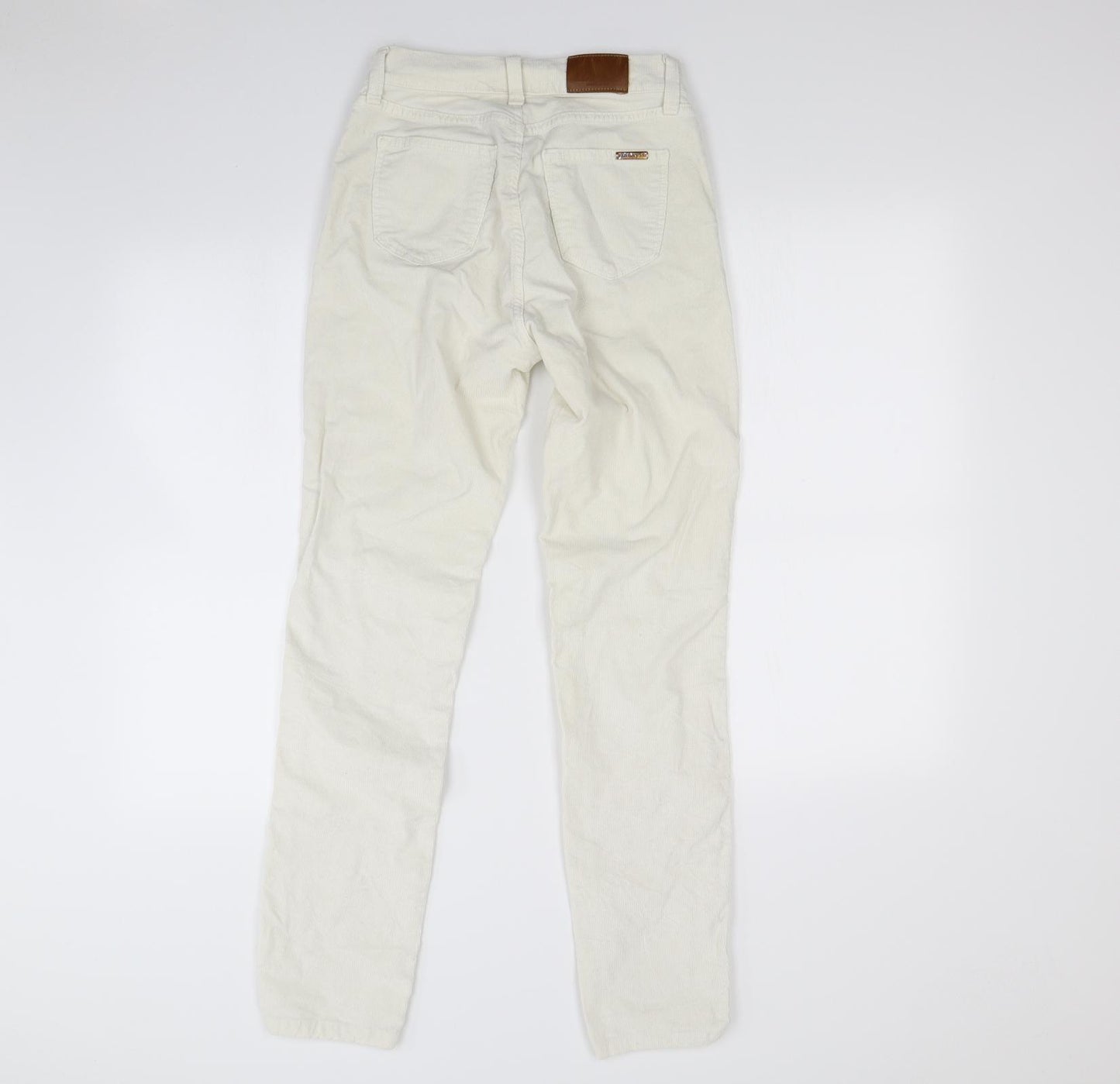 Preworn Womens White   Straight Jeans Size M L28 in