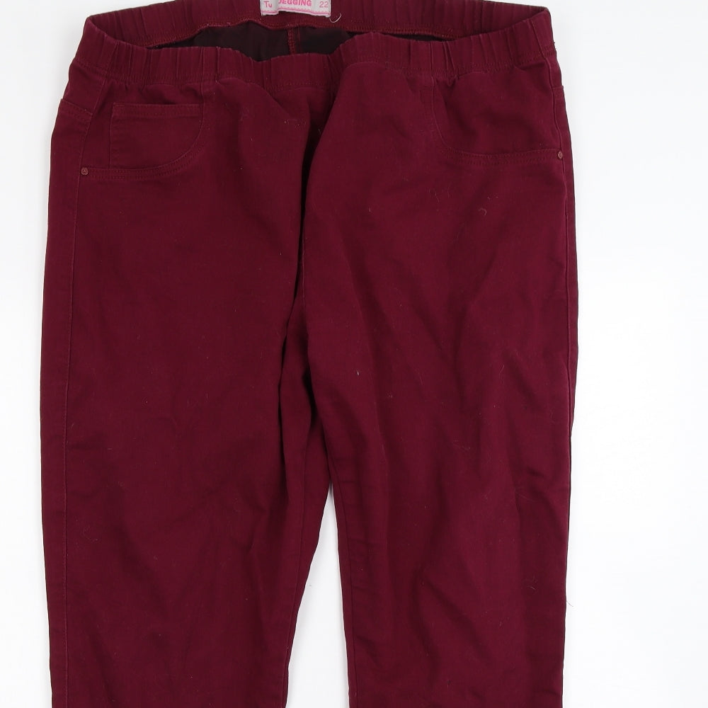 TU Womens Purple   Jegging Jeans Size 22 L28 in