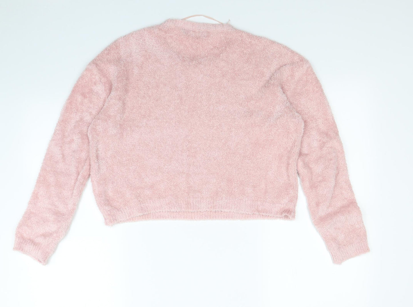 Pull & Bear  Womens Pink   Pullover Jumper Size S