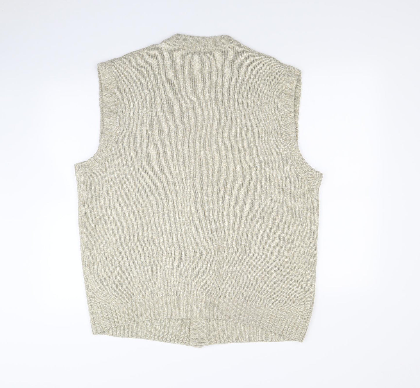 Premier man Mens Beige   Cardigan Jumper Size L
