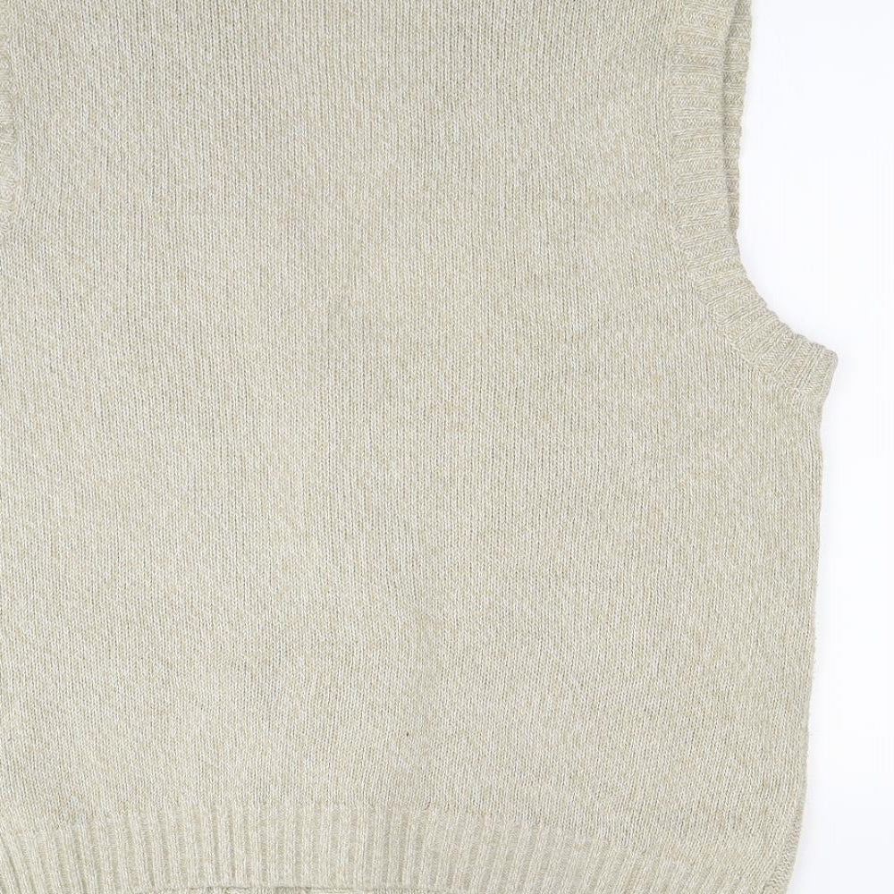 Premier man Mens Beige   Cardigan Jumper Size L