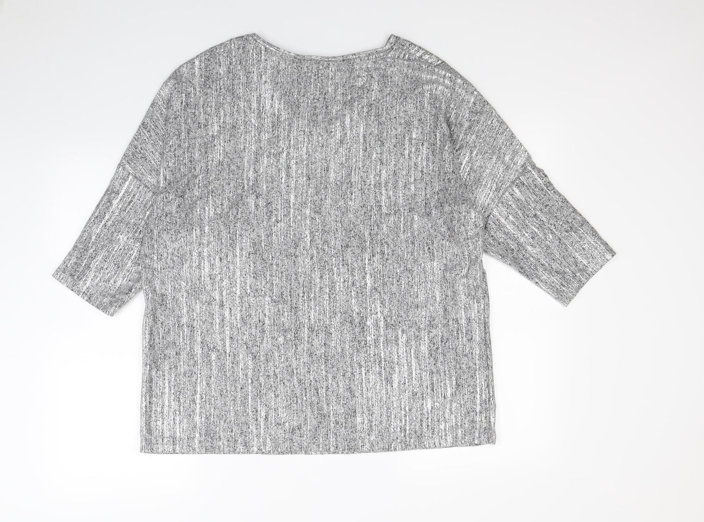 TU Womens Silver   Basic T-Shirt Size 18