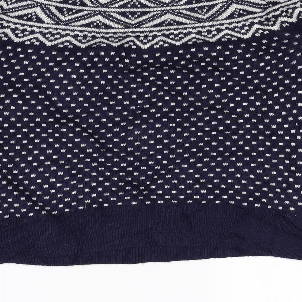 Gap Womens Blue Polka Dot  Pullover Jumper Size M