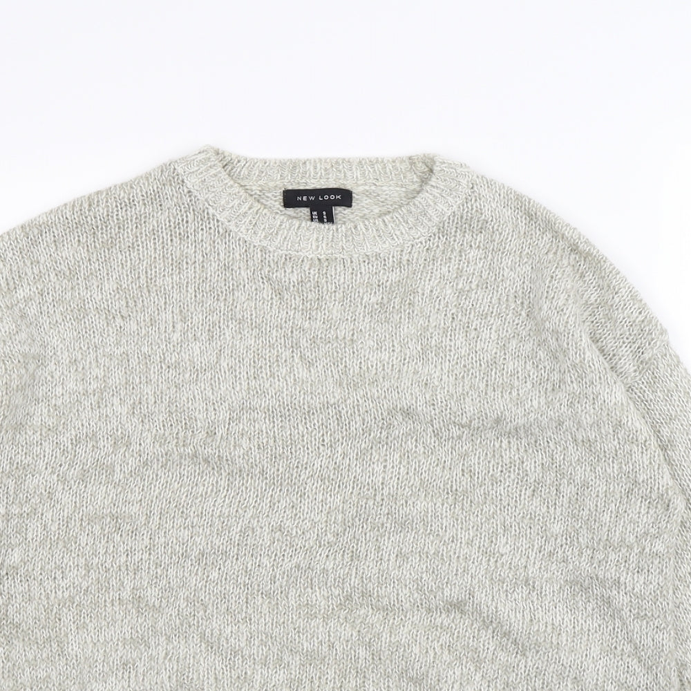 New Look Womens Grey   Pullover Jumper Size S
