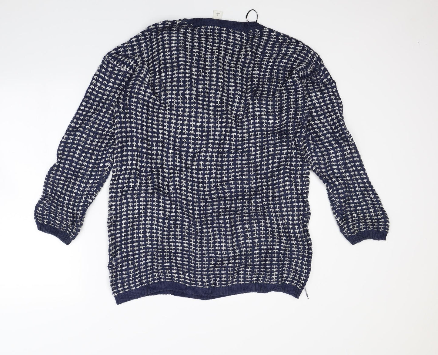 Monki Mens Blue   Pullover Jumper Size S