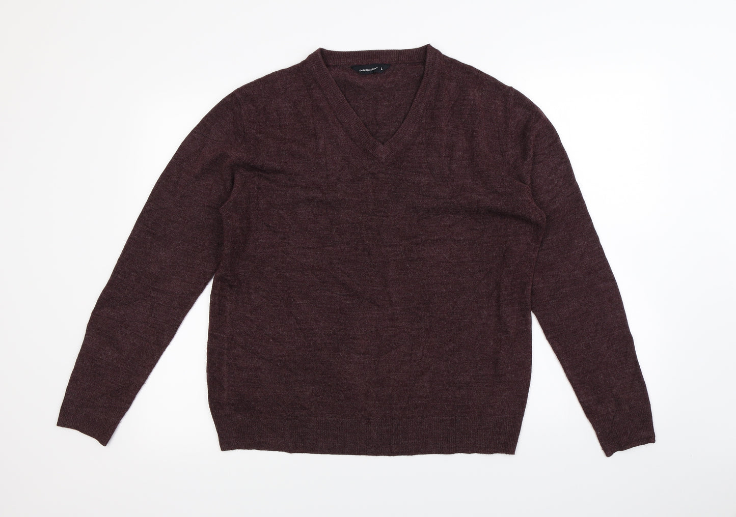 Cedar Wood State Mens Red   Pullover Jumper Size L