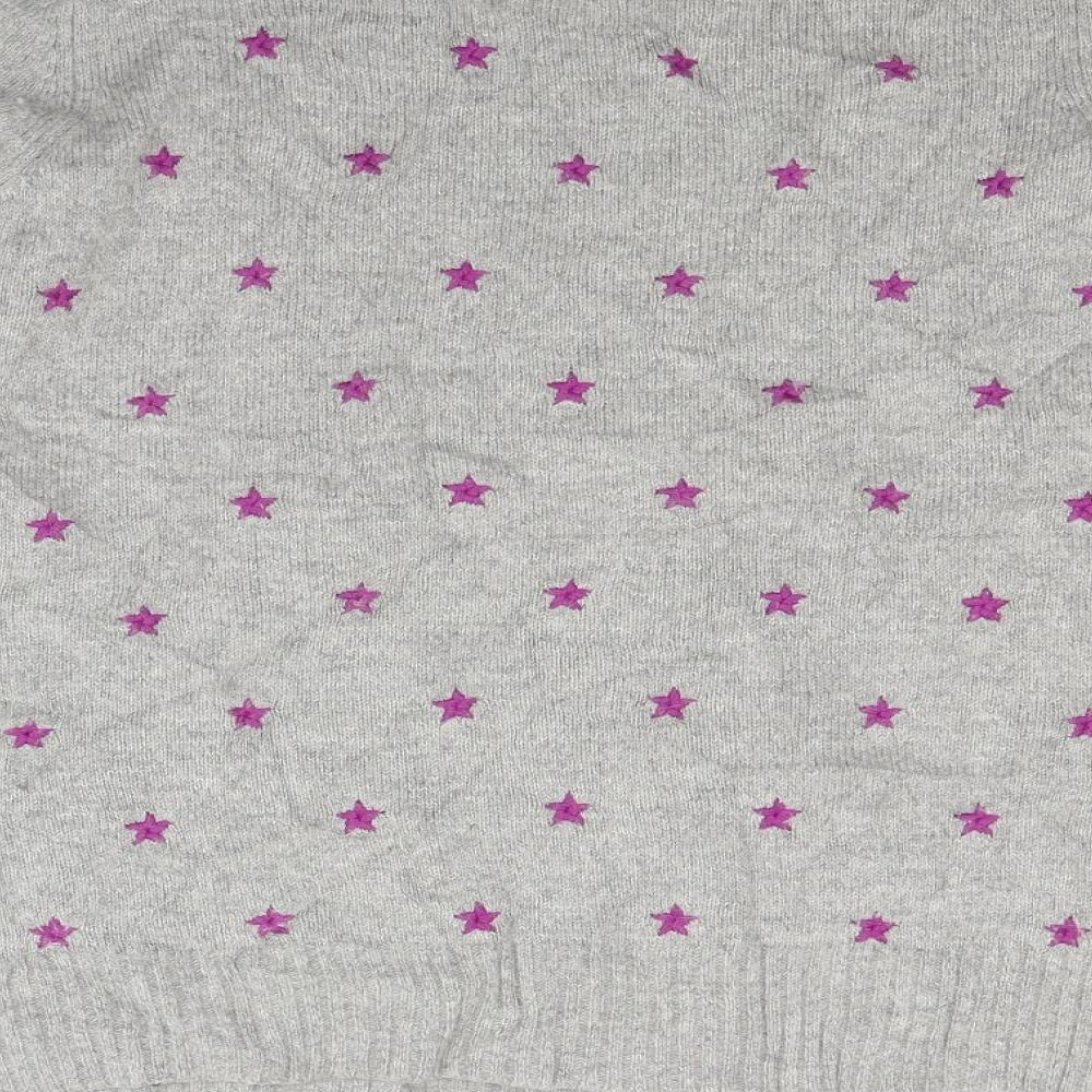 White Stuff Womens Grey Polka Dot  Pullover Jumper Size 12