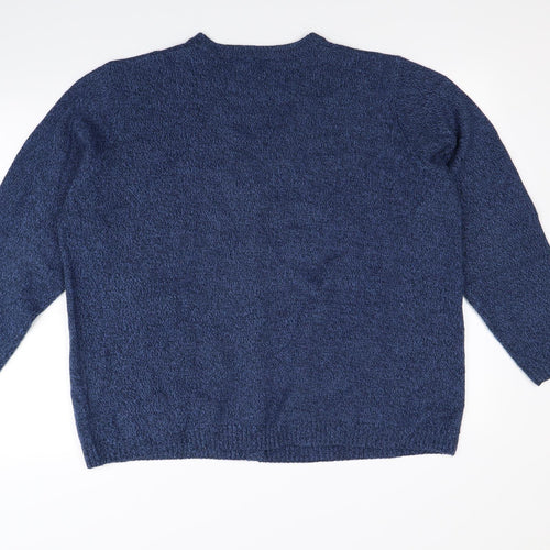 HONOUR MILLBURN Mens Blue   Cardigan Jumper Size XL