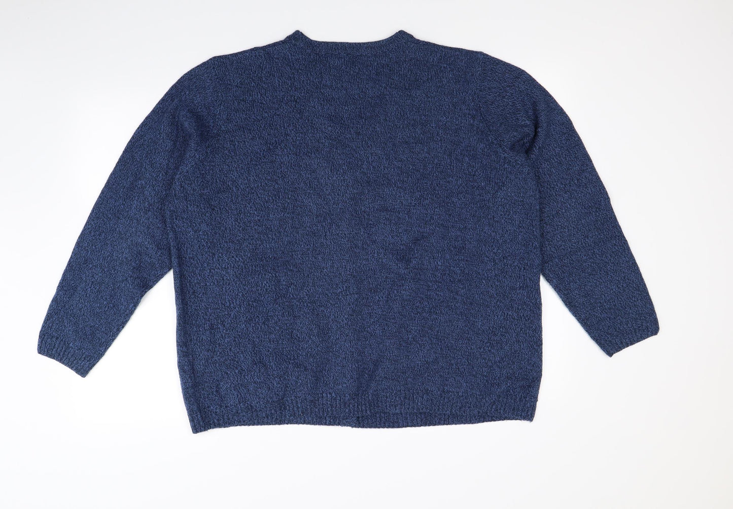 HONOUR MILLBURN Mens Blue   Cardigan Jumper Size XL