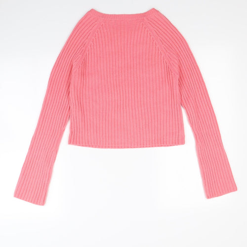 New Look Womens Pink   Pullover Jumper Size 8