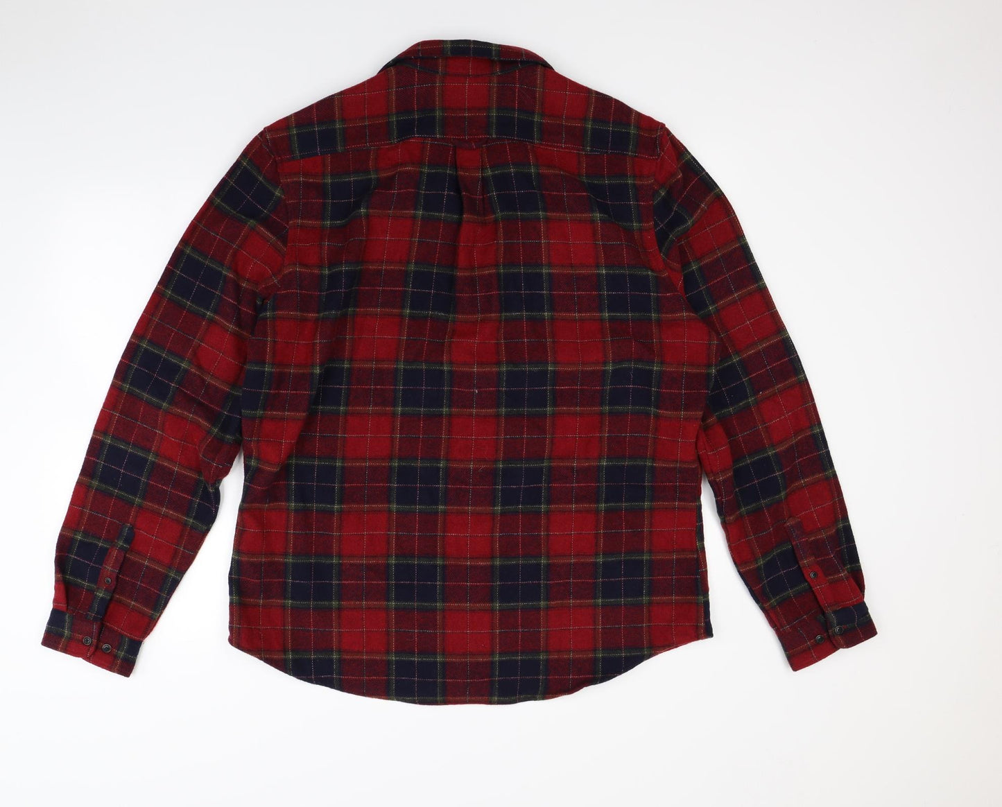 NEXT Mens Red Check   Button-Up Size XL