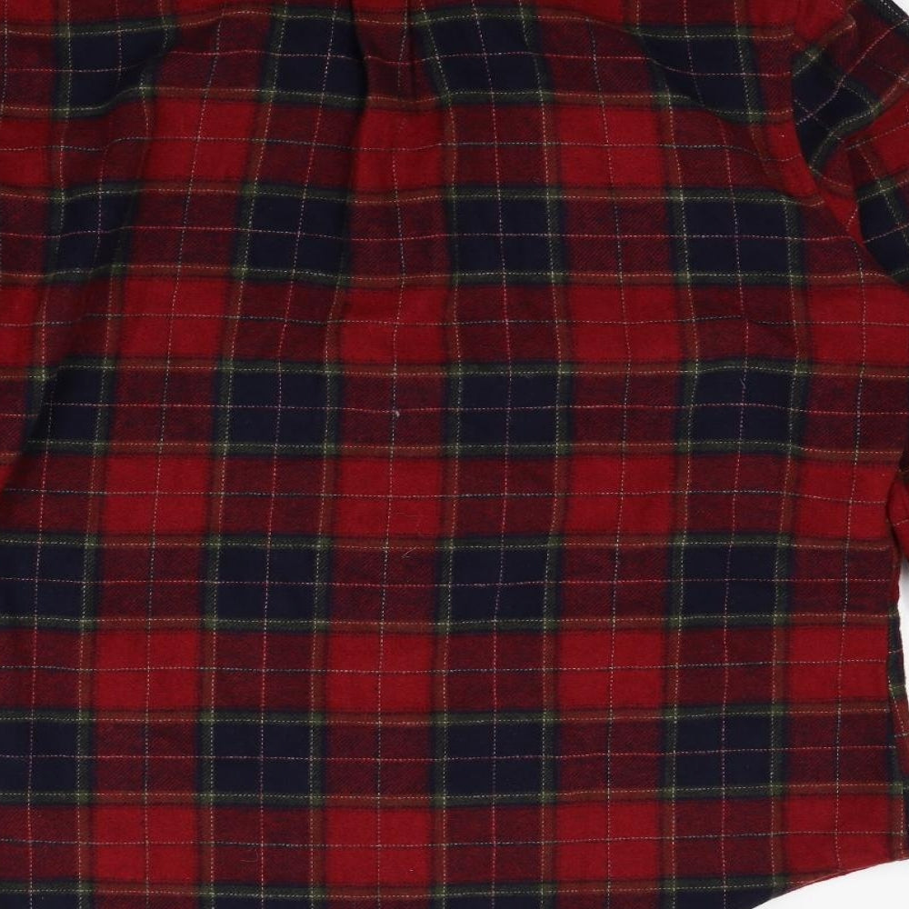 NEXT Mens Red Check   Button-Up Size XL
