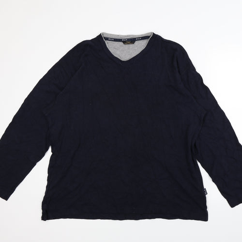 M&S Mens Blue   Pullover Jumper Size L