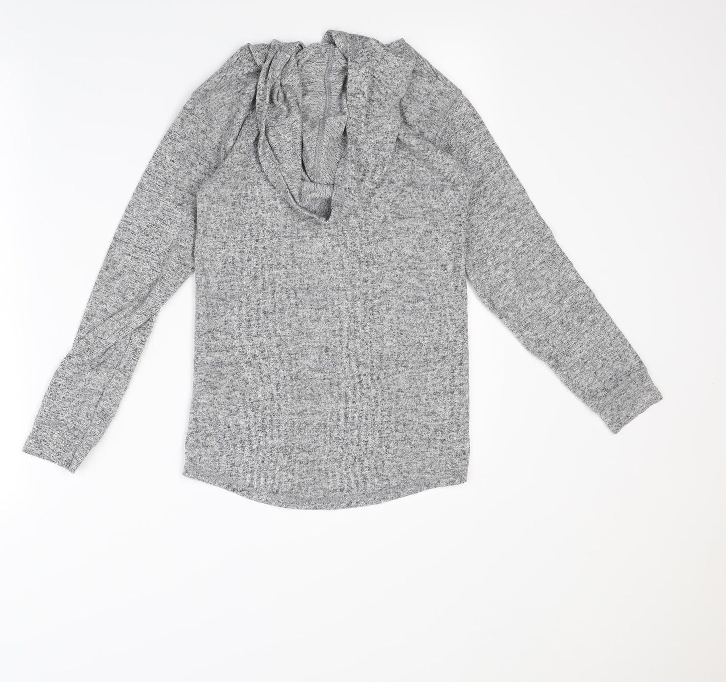 Bluezoo Girls Grey   Pullover Hoodie Size 11 Years