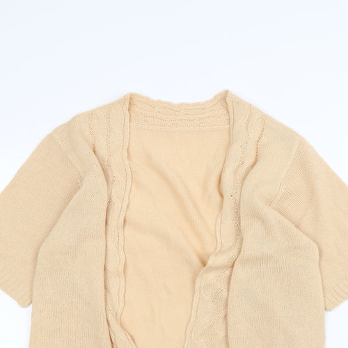 Preworn Womens Beige   Cardigan Jumper Size S
