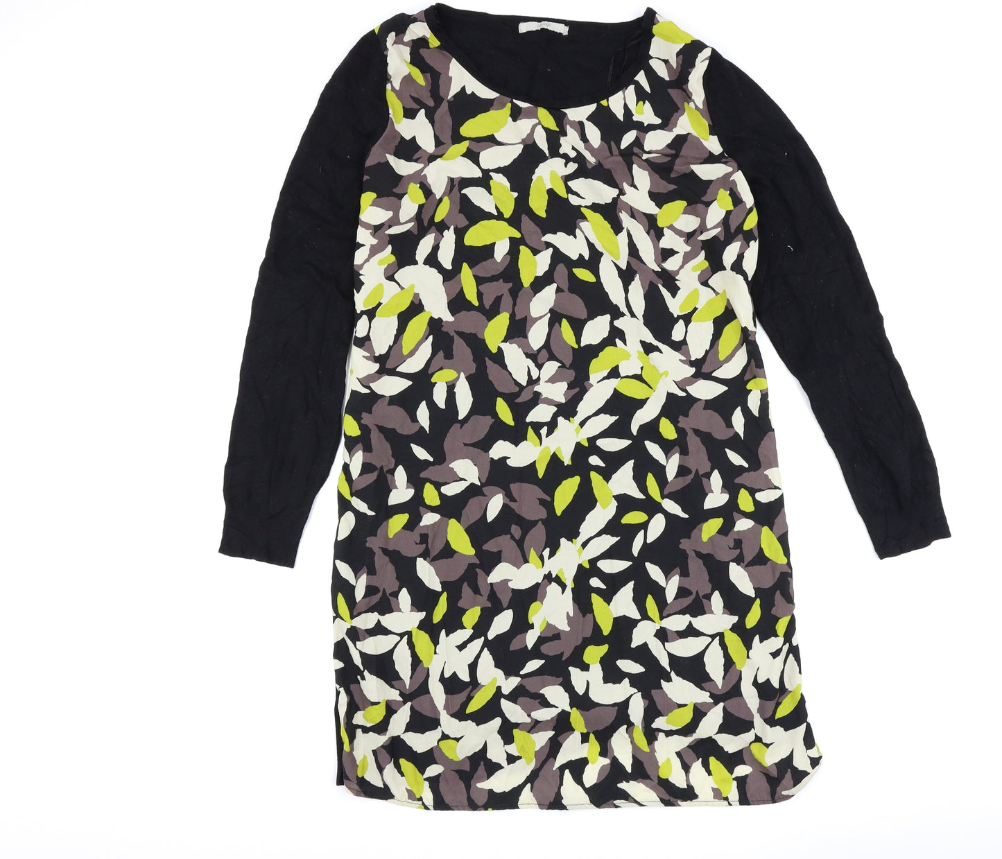 George Womens Black Geometric  Shift  Size 12