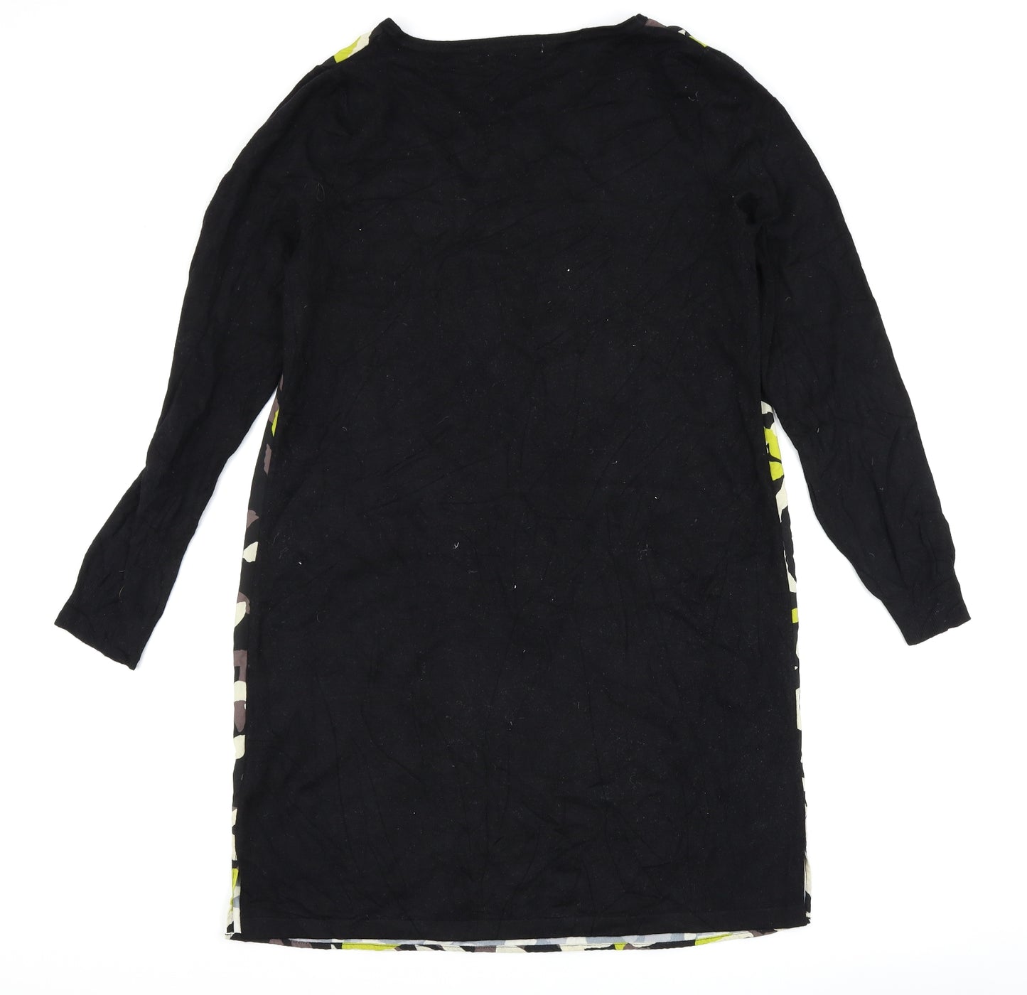George Womens Black Geometric  Shift  Size 12
