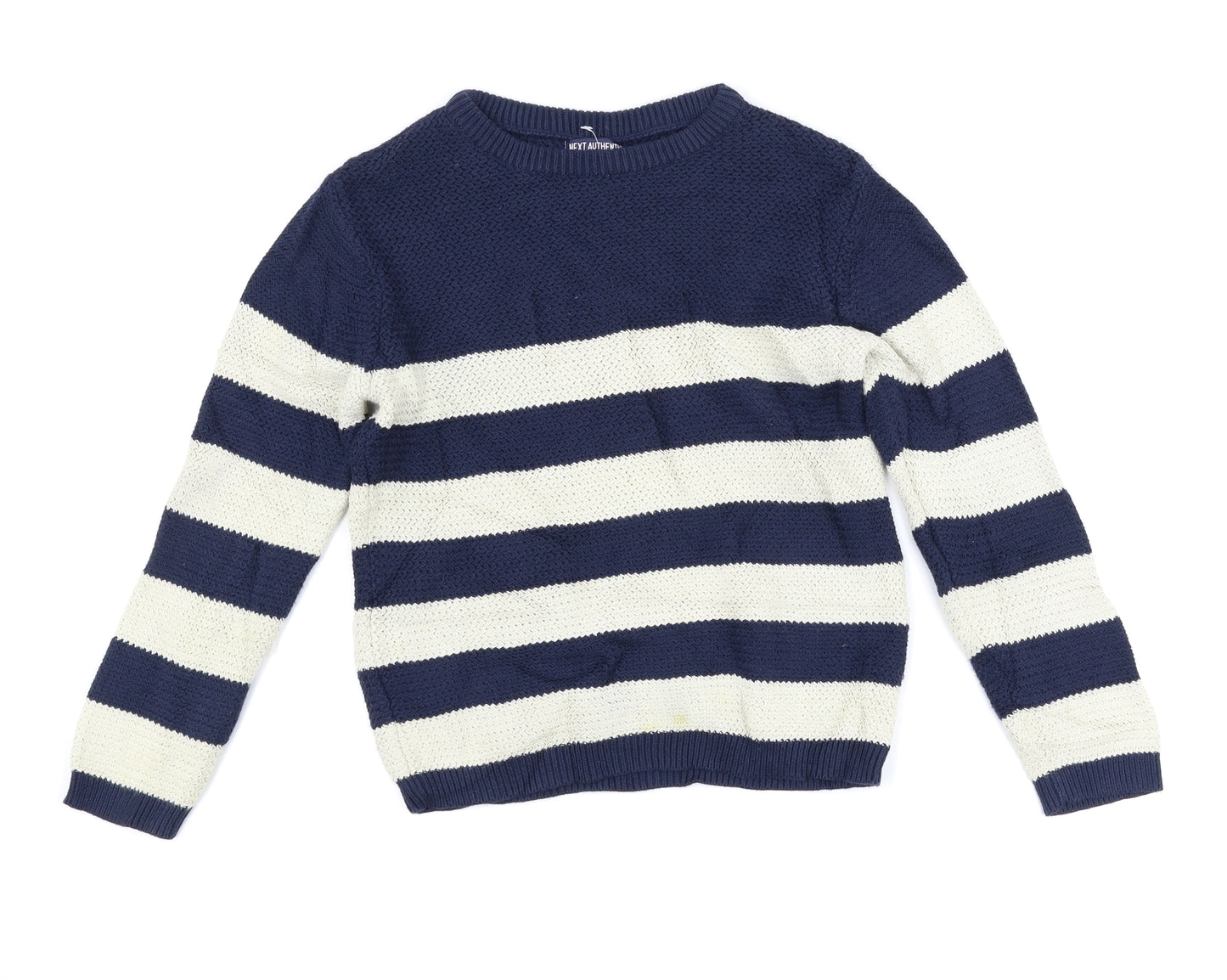 NEXT Boys Blue Spotted  Pullover Jumper Size 8 Years