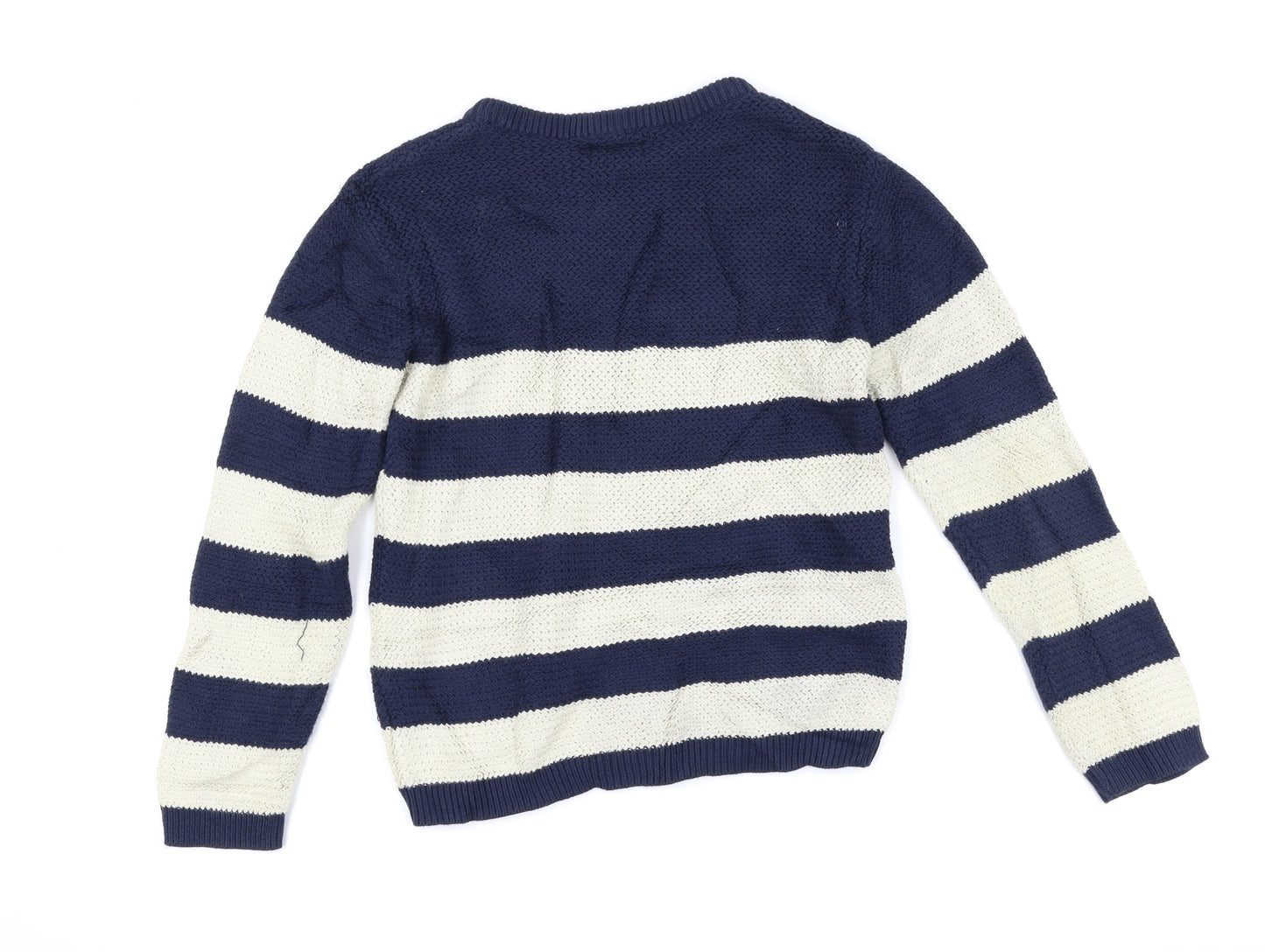 NEXT Boys Blue Spotted  Pullover Jumper Size 8 Years