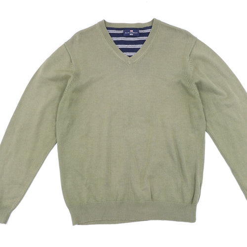 Blue Harbour Mens Green   Pullover Jumper Size S