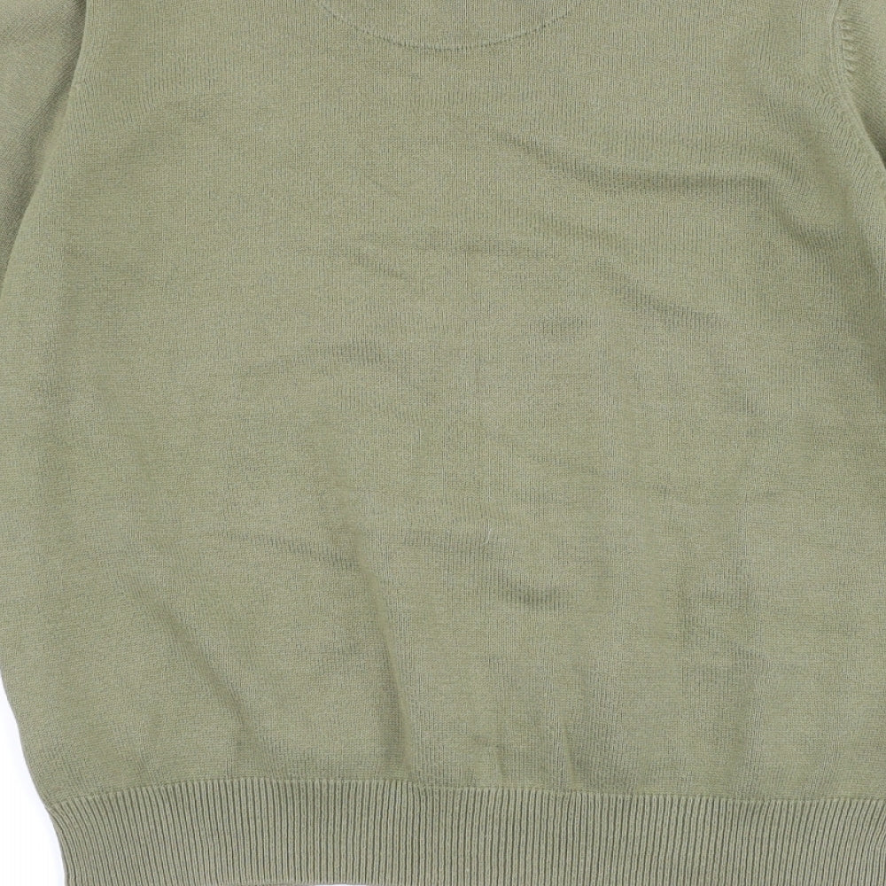 Blue Harbour Mens Green   Pullover Jumper Size S