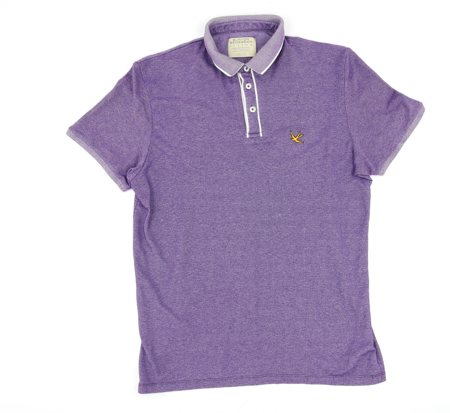Burton Mens Purple    Polo Size M