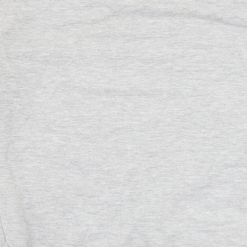New Look Womens Grey Floral  Pullover Sweatshirt Size 10  - graphic