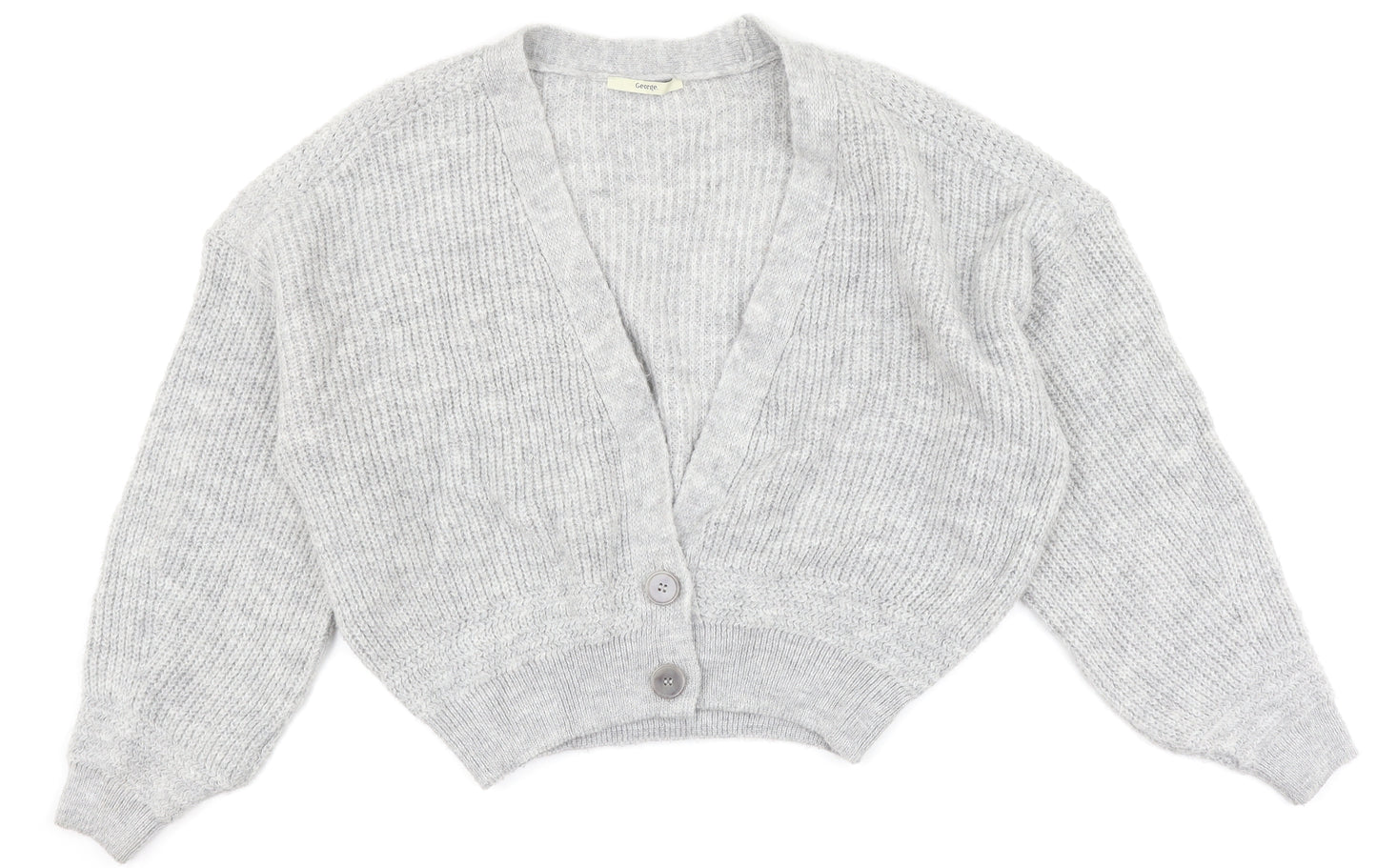 George Womens Grey   Cardigan Jumper Size 8