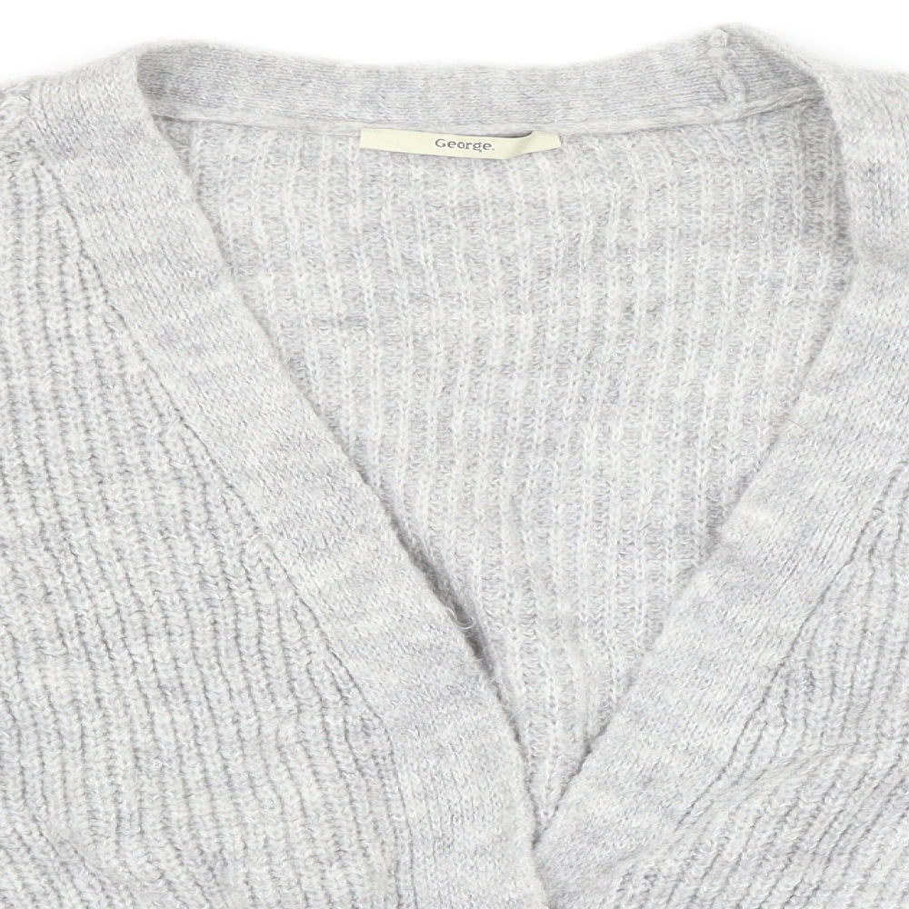 George Womens Grey   Cardigan Jumper Size 8