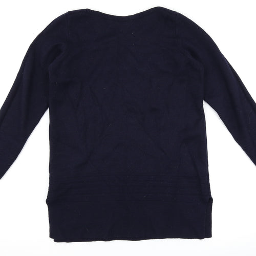 Marks and Spencer Womens Blue   Pullover Jumper Size 8