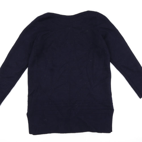 Marks and Spencer Womens Blue   Pullover Jumper Size 8