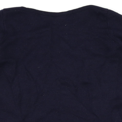 Marks and Spencer Womens Blue   Pullover Jumper Size 8