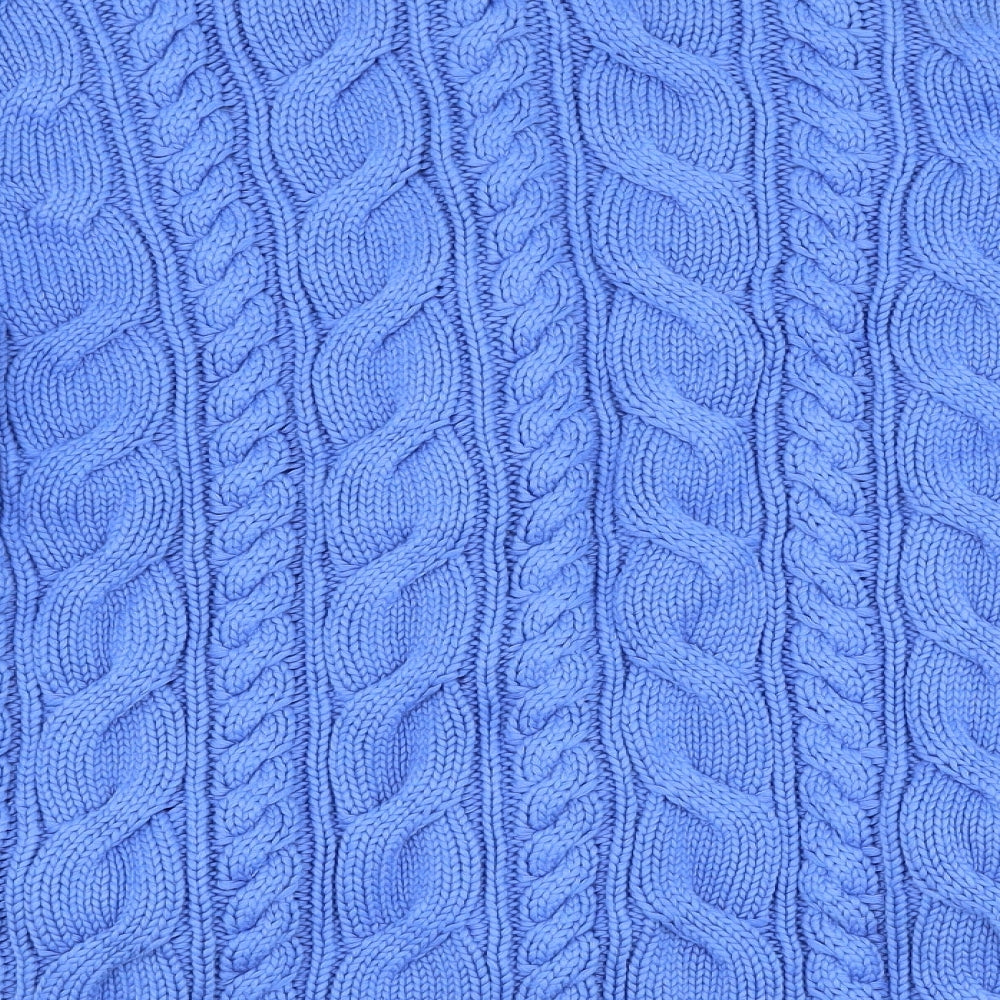 Land's End Womens Blue   Cardigan Jumper Size 2XL